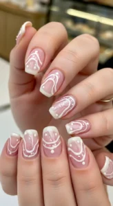Milky Pink Glazed Donut