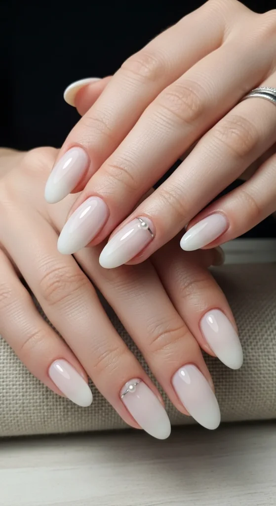 Milky White Nails Trend