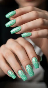 Mint Green Jelly Swirls