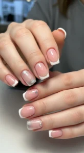 Modern French Manicure Style