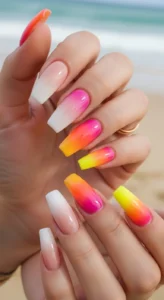 Ombre Summer Nails