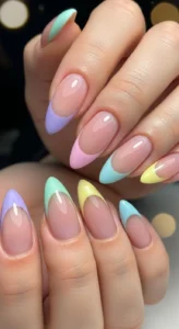 Pastel French Tips