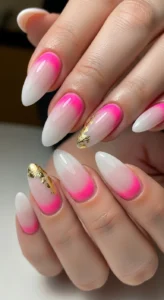 Pink Aura Trendy Nails