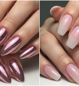 Pink Chrome Nails
