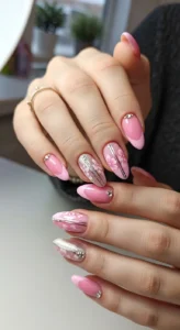Pink French Tip Nail Designs