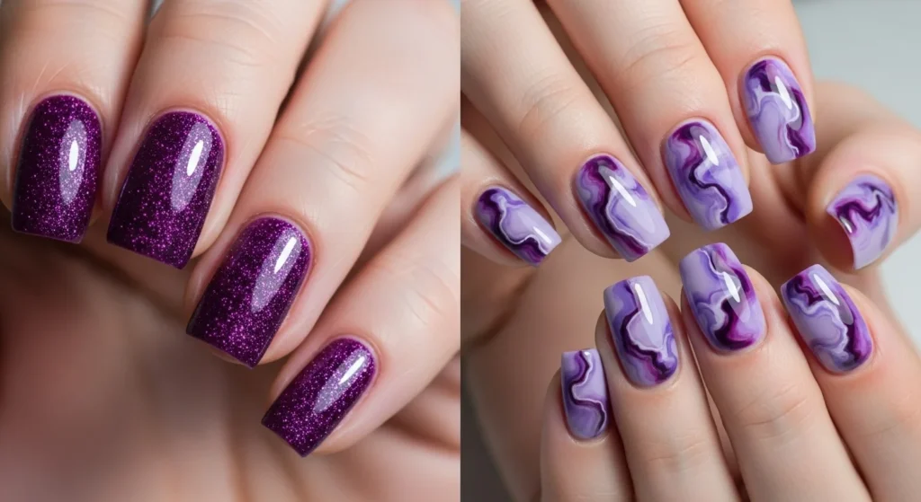 Purple Nails Trends
