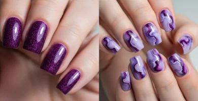 Purple Nails Trends