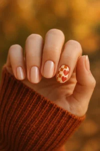 Retro Checkerboard and Hearts