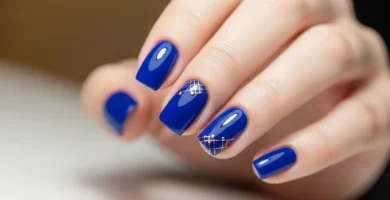 Royal Blue Nails