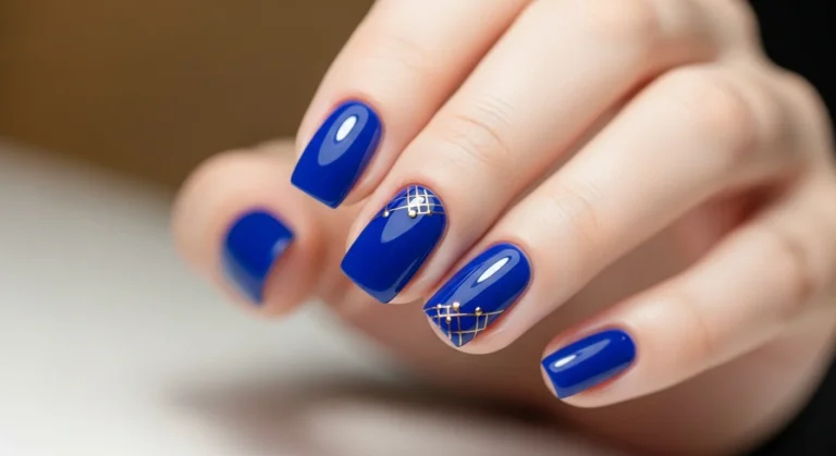 Royal Blue Nails