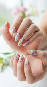 Short Square Acrylic Nails