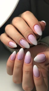 Soft Lavender Pastel Nails