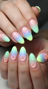 Soft Pastel Ombre Glow