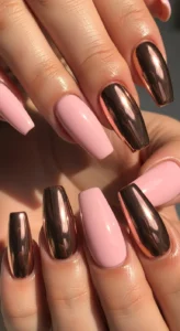 Soft Rose Gold Chrome