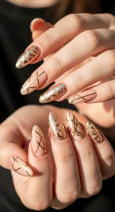 Sparkly Gold Foil Accents