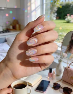 Summer Pastel Swirl Designs