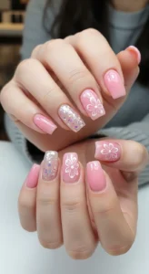 Sweet Pink Jelly Nails