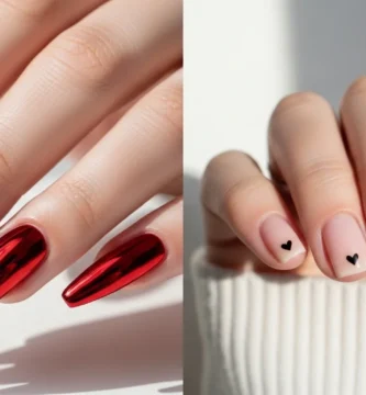 Valentine’s Day nails