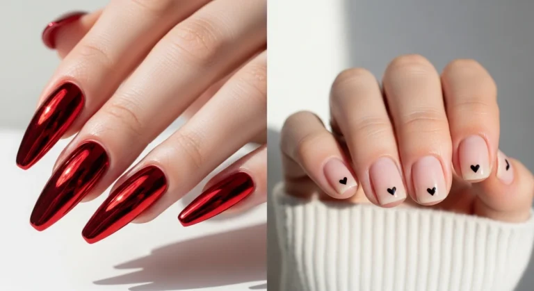 Valentine’s Day nails