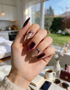 Velvet Cat Eye Nail Ideas