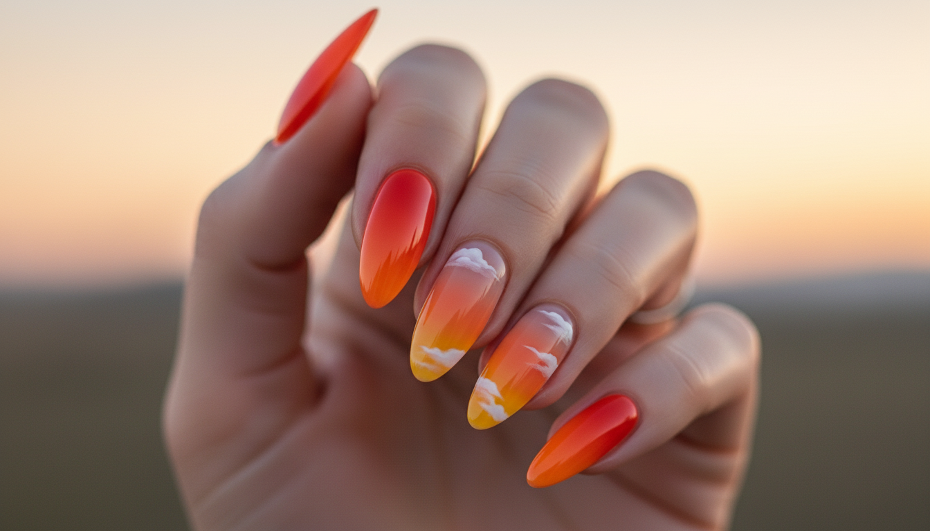 bright summer nails