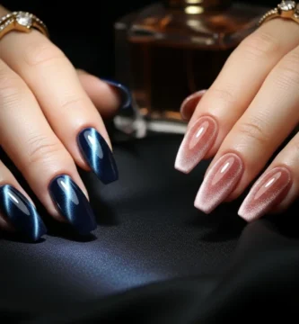cat eye nails design