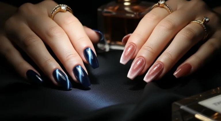 cat eye nails design
