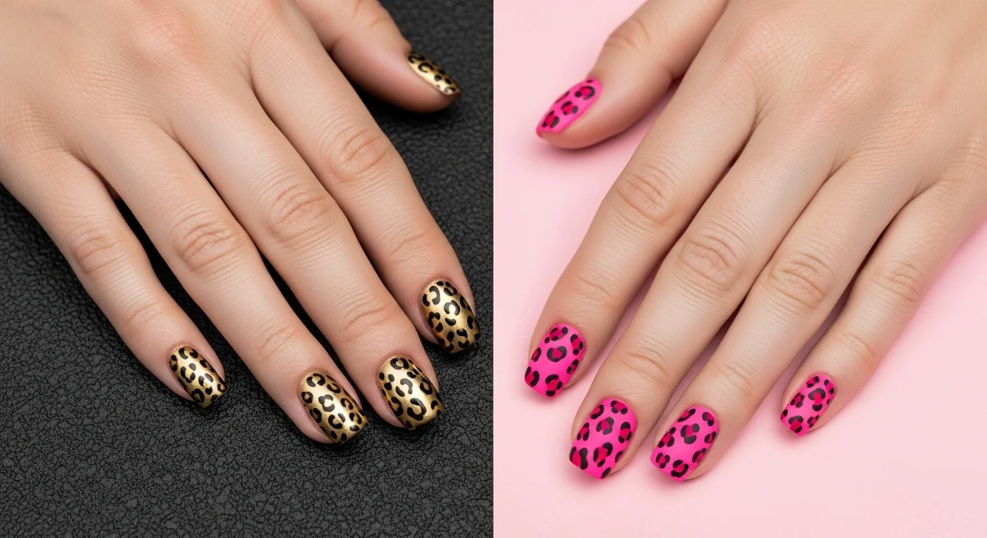 cheetah nails