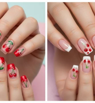 cherry nails