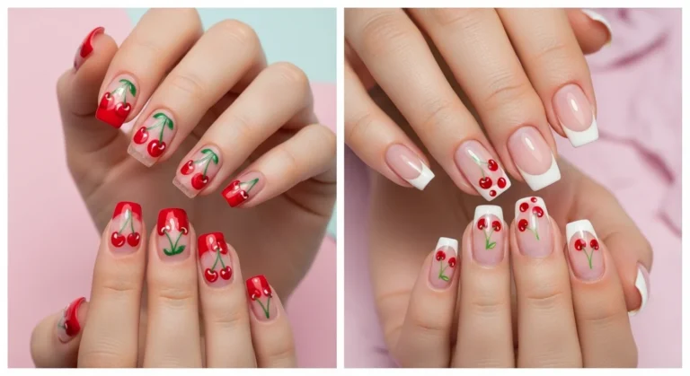 cherry nails