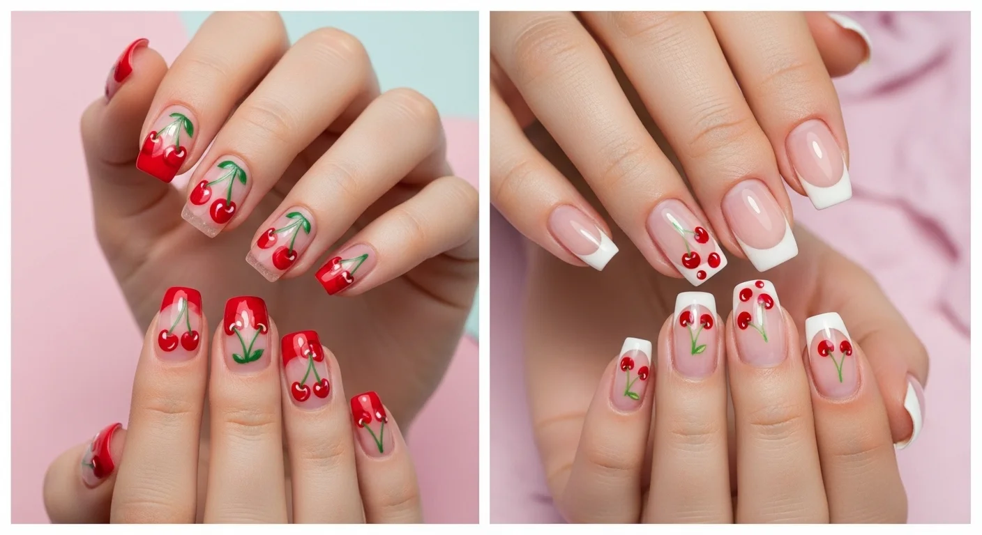 cherry nails