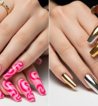 chrome nails designs