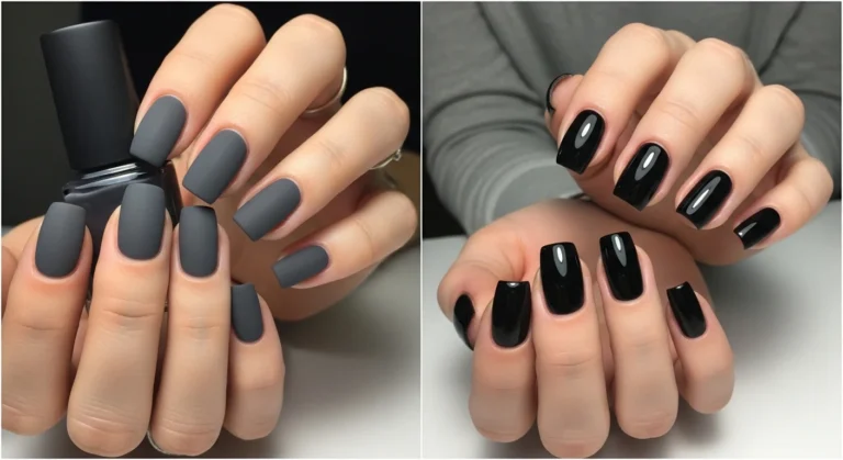 dark nails