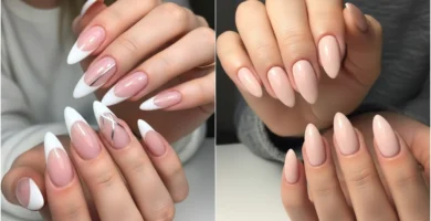 elegant almond nails