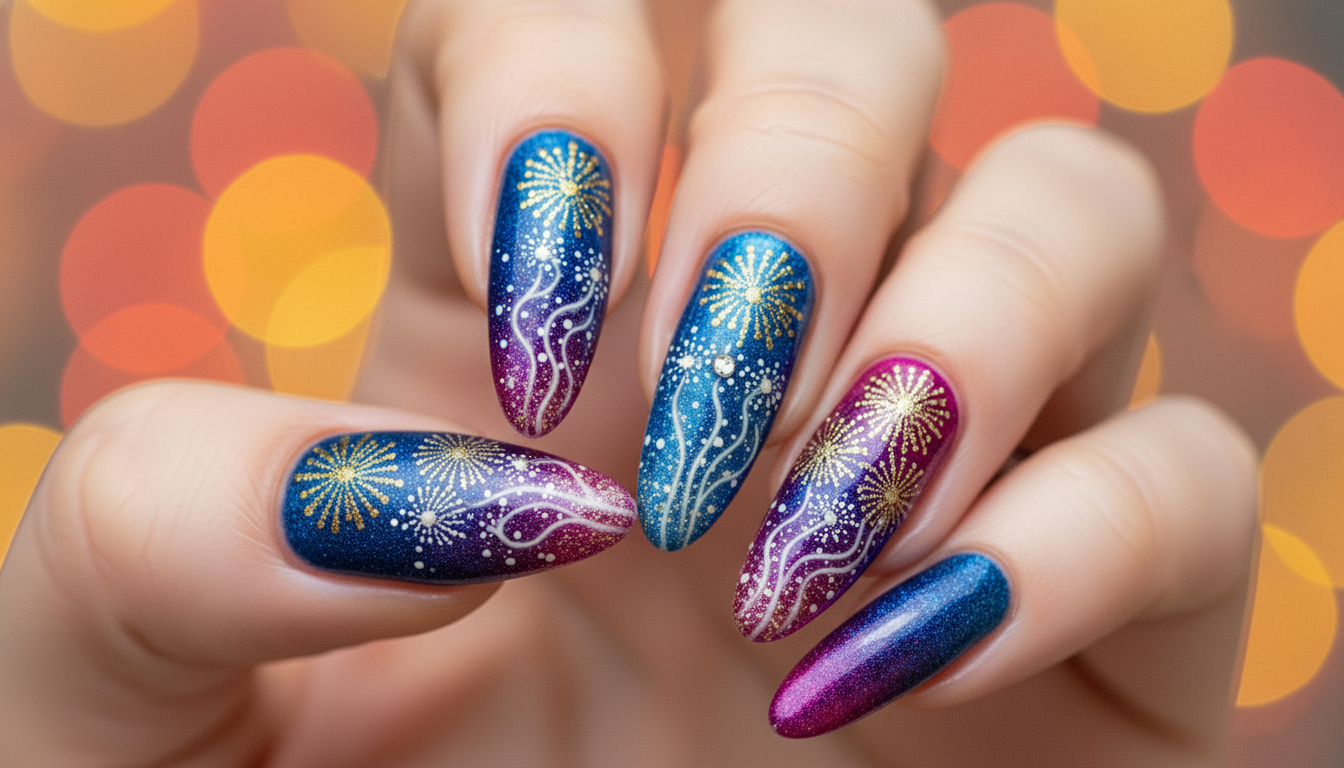 fourth of july nails