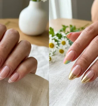 french tip nails