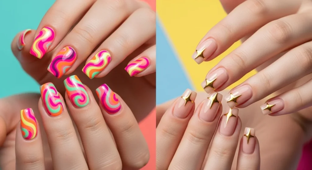 funky nails