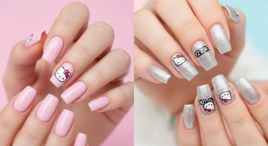hello kitty nails