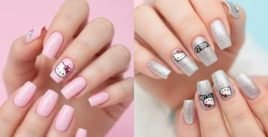 hello kitty nails