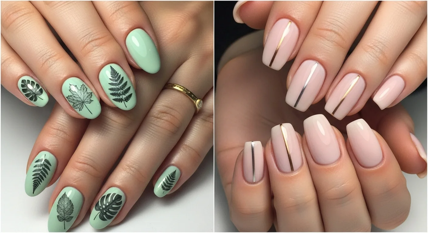 minimalist nails