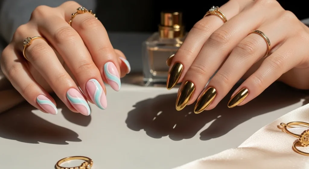 nails almond