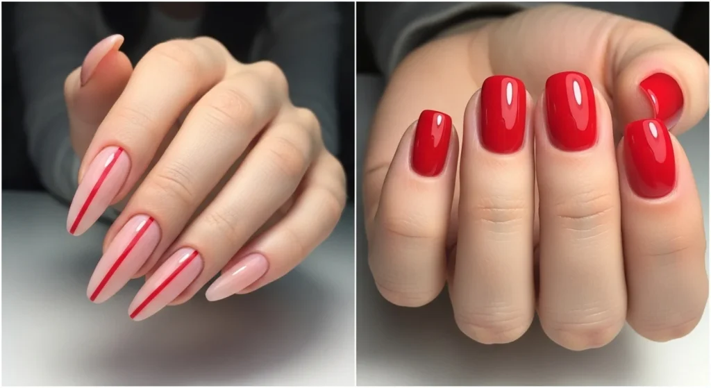 nails red