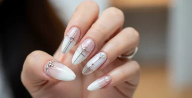 nails white