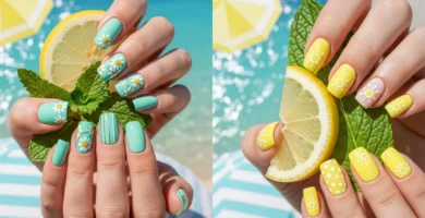 pastel nails