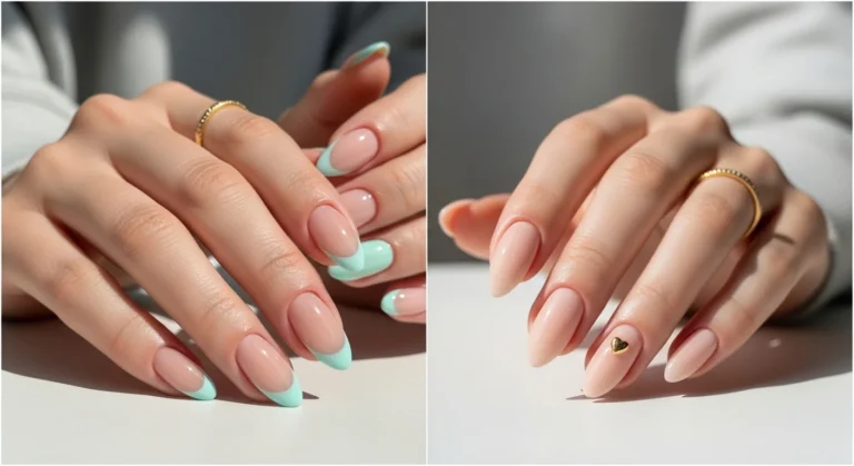 Chic Short Almond Nails Ideas and Simple Designs