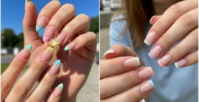 short square acrylic nails (2)