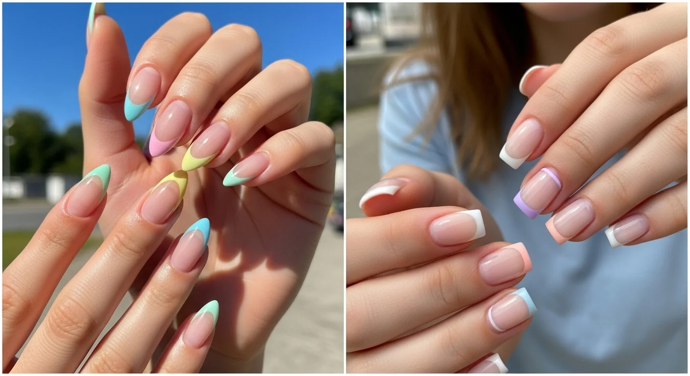 short square acrylic nails (2)