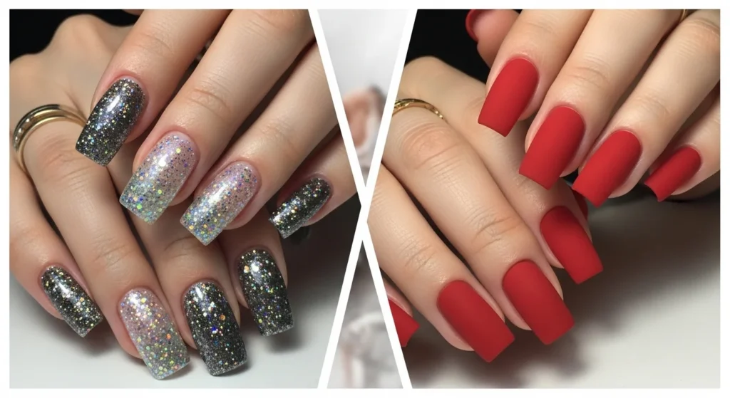 square acrylic nails