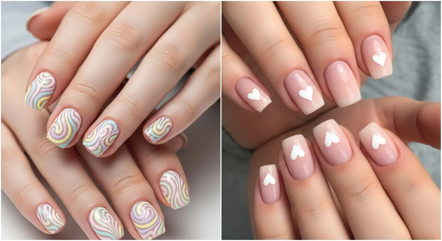 valentine nails
