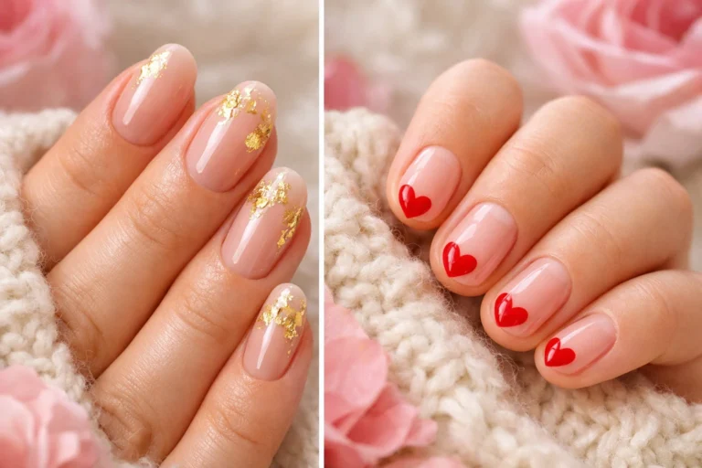 valentines nails